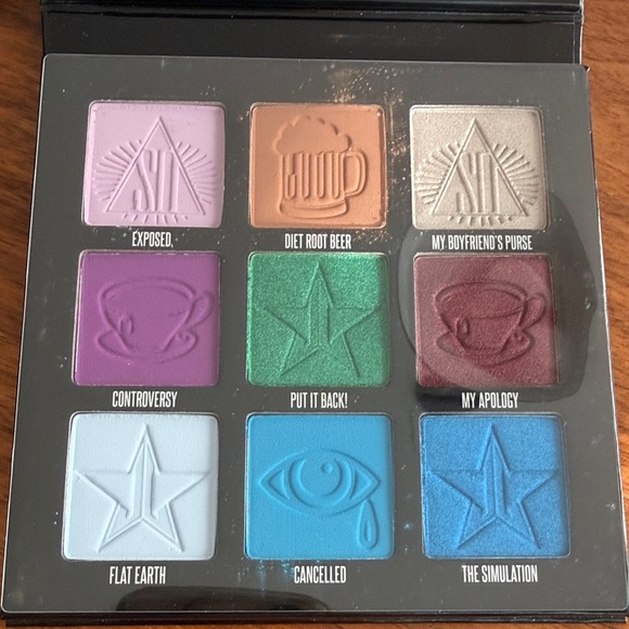 Jeffree Star Mini Controversy Palette with Bold Shades - Picture 2 of 2